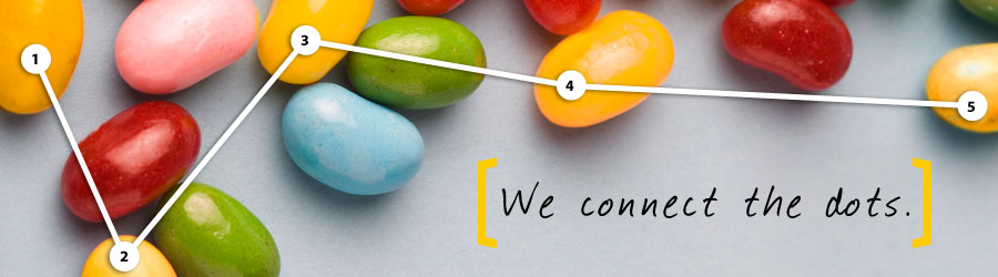 Banner: Jelly Beans - We connect the dots Banner: Jelly Beans - We connect the dots