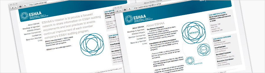 ESHAA Website - Design and CMS development... ESHAA Website - Design and CMS development...