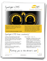 Spotlight CMS Cutsheet Thumbnail - thumbnail of CMS cutsheet