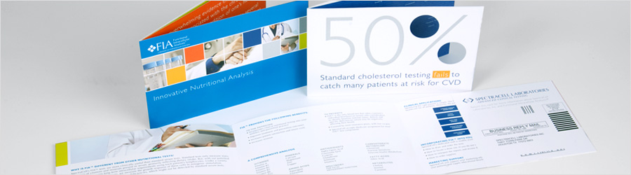 SpectraCell Mailers - Direct mail pieces promoting...