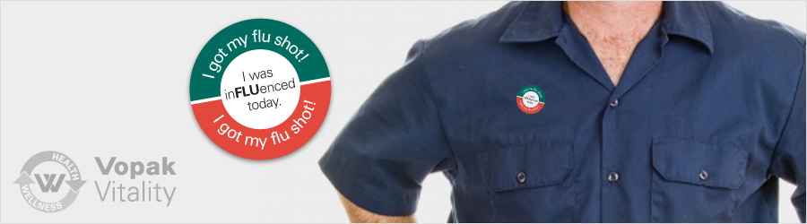 Vopak Vitality Flu Sticker - Vopak North America HR...